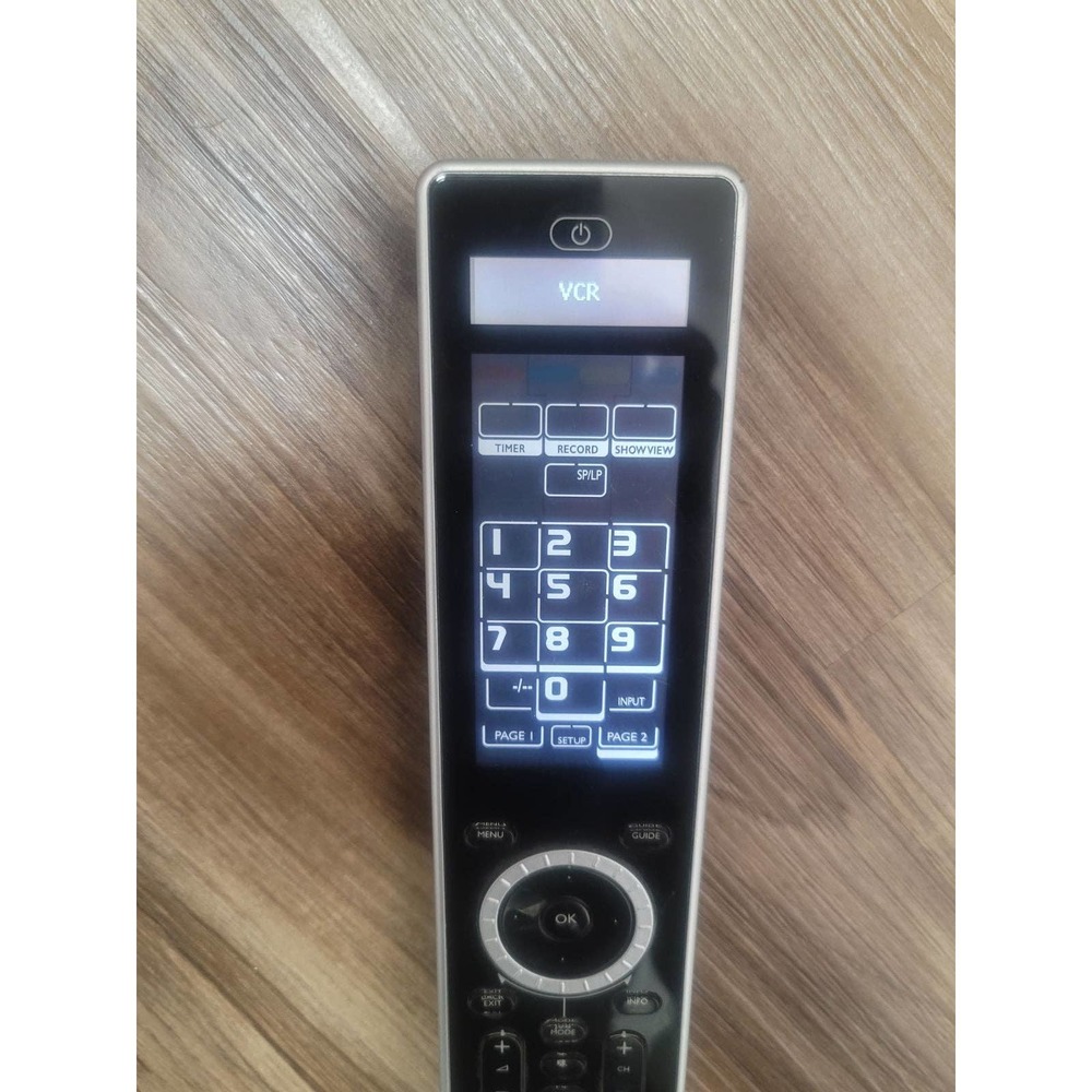Philips Prestigo LCD Touchscreen Universal Remote Control TV VCR DVD TUNER